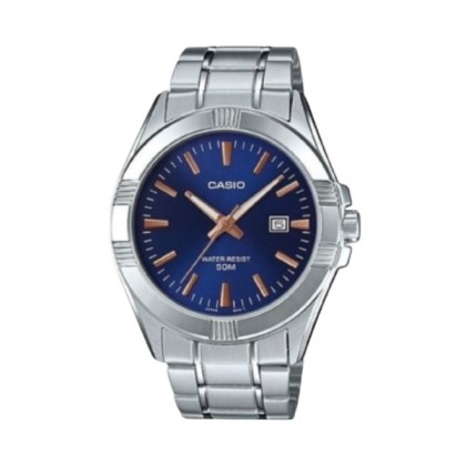 Casio General MTP-1308D-2AV Silver Stainless Steel Band Men Watch